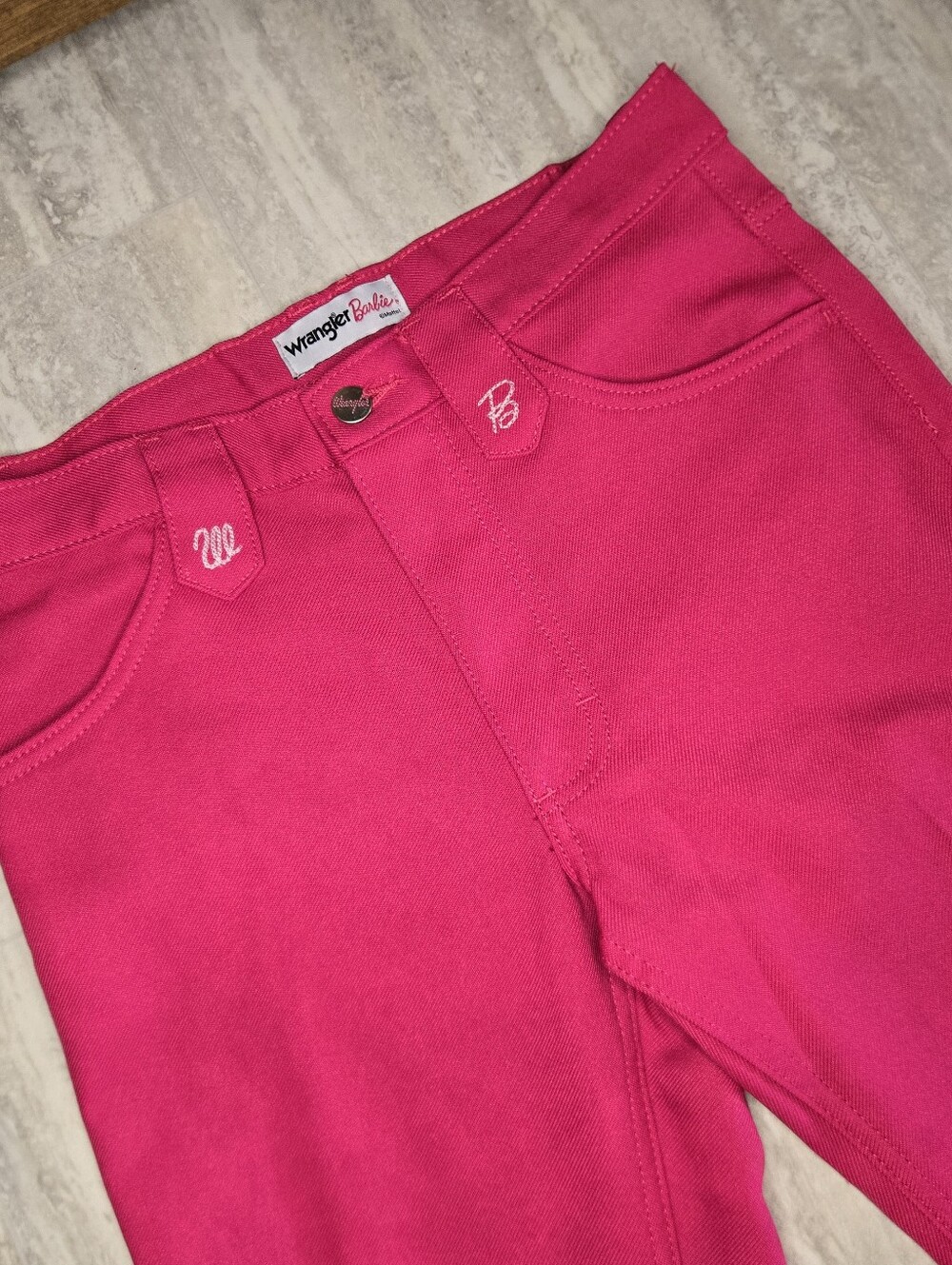 Wrangler X Barbie Womens Hot Pink Jeans